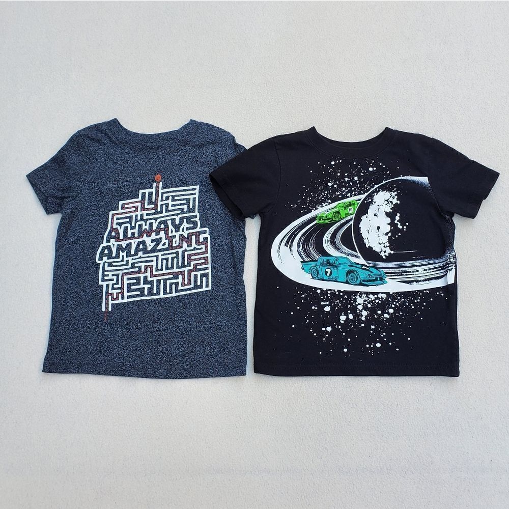 Cat & Jack bundle of 2 short sleeve shirts Size 2T